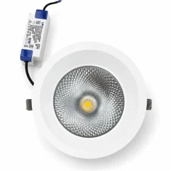 Downlight LED empotrable - Chip especial para pescaderías - 30W - Corte Ø200 mm - IP54 - UGR19