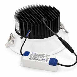 Downlight LED empotrable - Chip especial para joyerías - 30W - Corte Ø200 mm - IP54 - UGR19