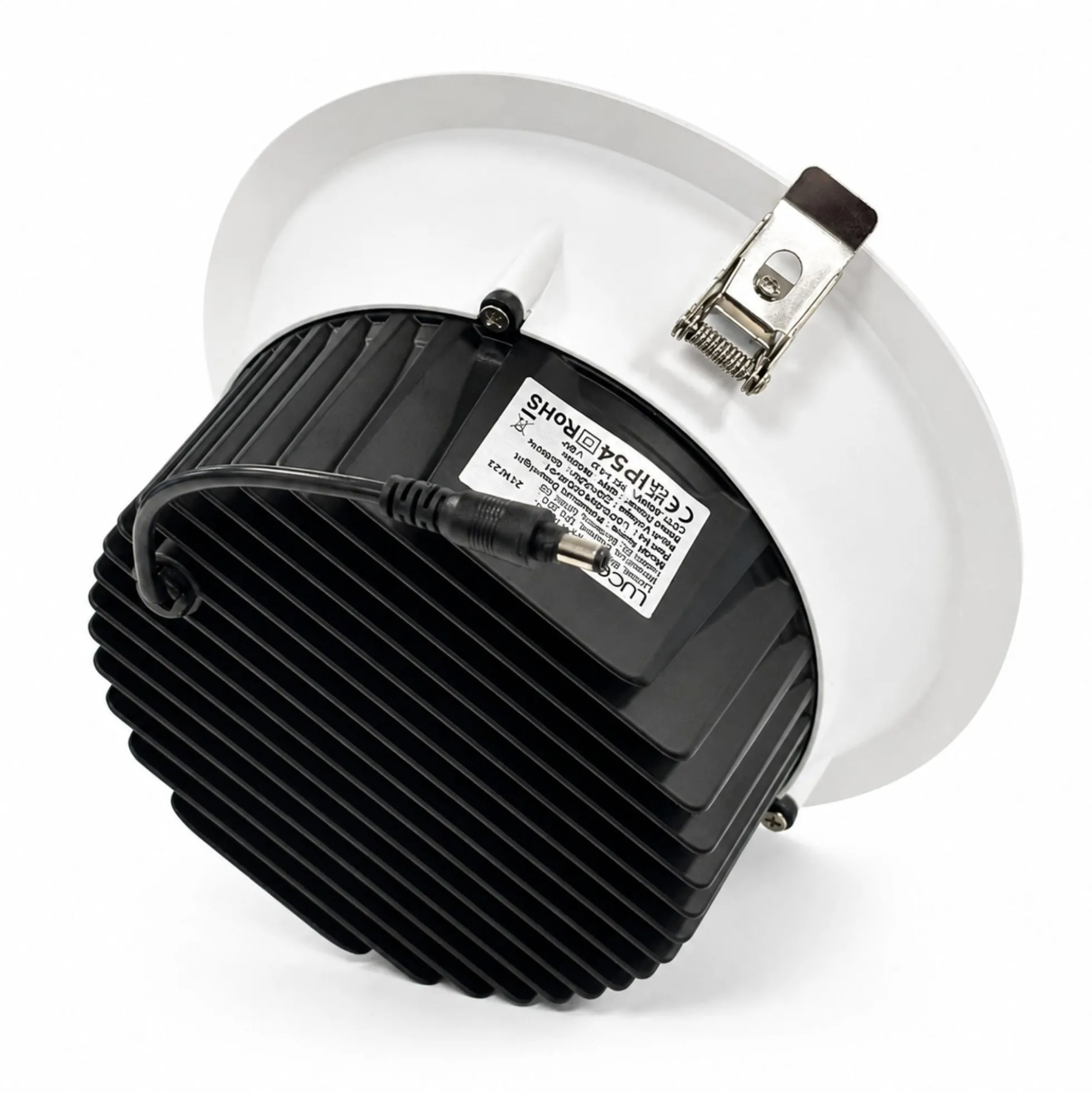 Downlight LED empotrable - Chip especial para joyerías - 30W - Corte Ø200 mm - IP54 - UGR19