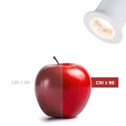 Downlight LED empotrable circular 2W - Chip Osram - UGR18 - Corte Ø 25mm - Blanco