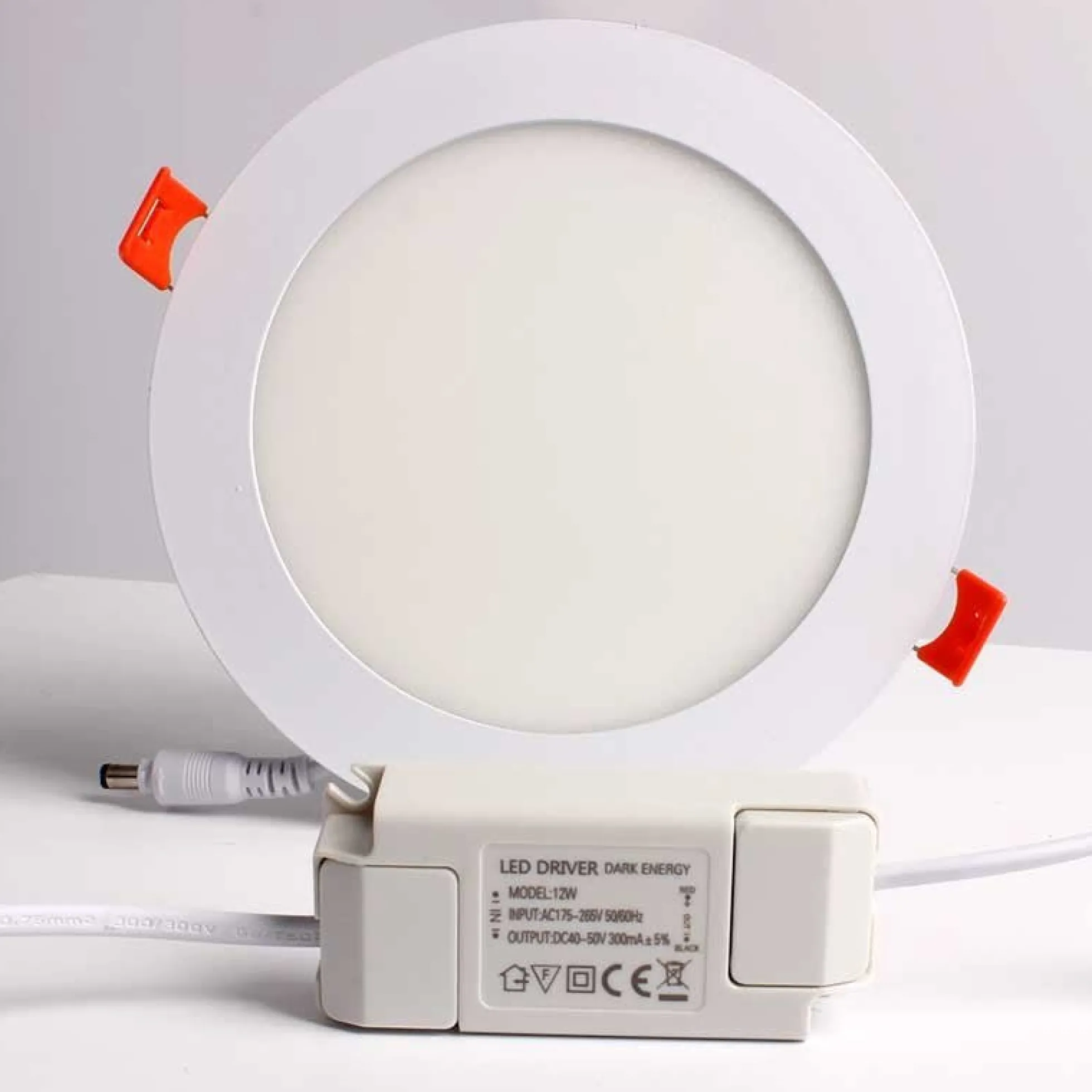 Downlight LED empotrable circular SLIM 12W - Corte Ø155mm
