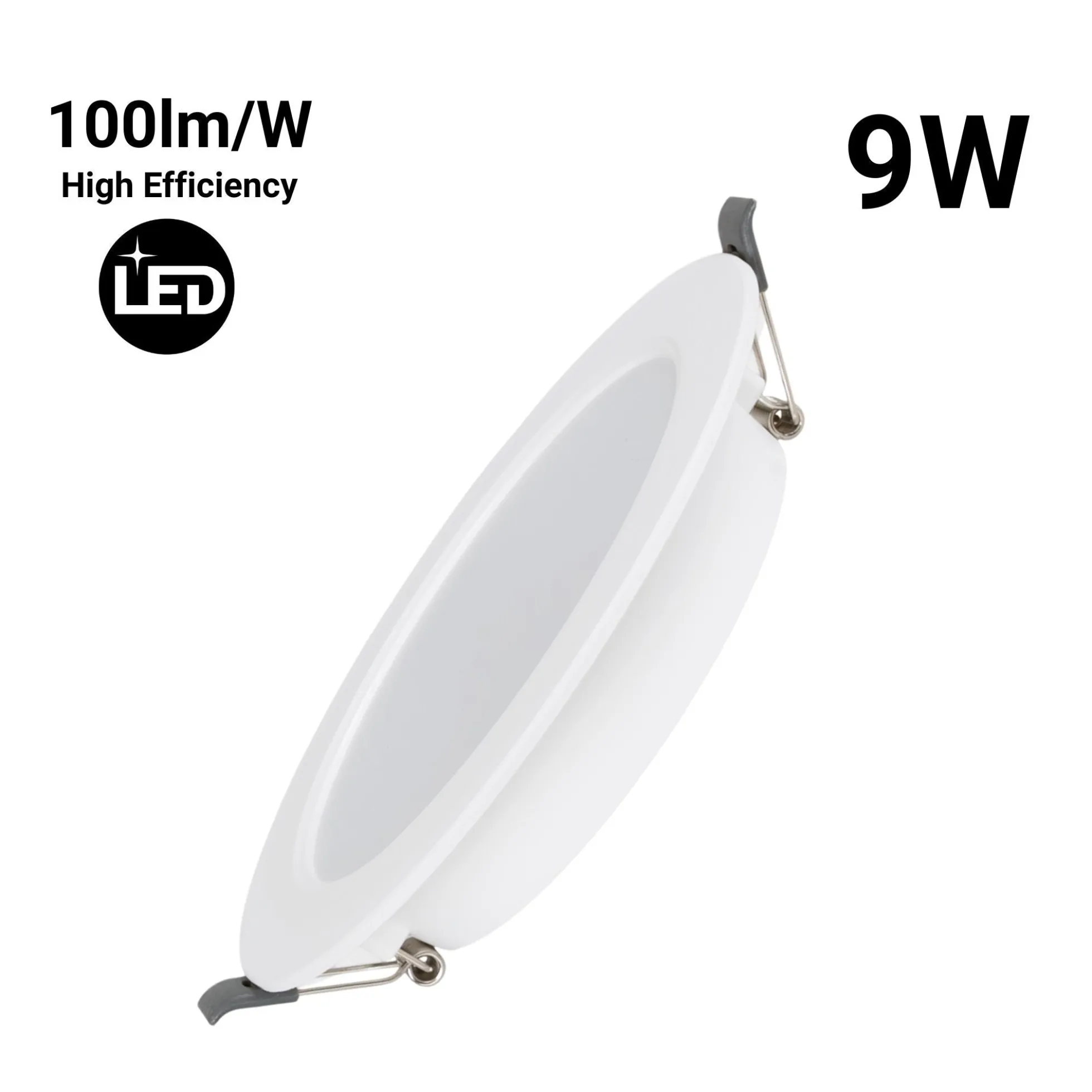Downlight LED empotrable circular - 9W - Corte Ø110mm