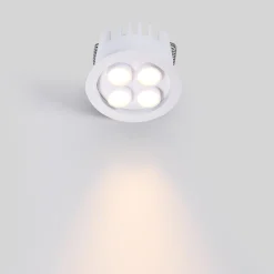 Downlight LED empotrable circular 8W - Chip Osram - UGR18 - Corte Ø 58mm