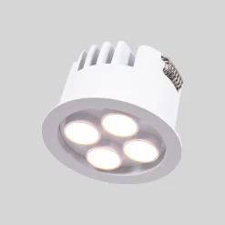 Downlight LED empotrable circular 8W - Chip Osram - UGR18 - Corte Ø 58mm
