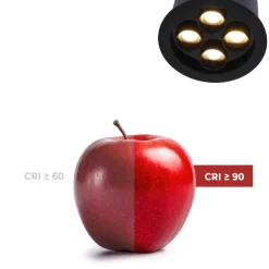 Downlight LED empotrable circular 8W - Chip Osram - UGR18 - Corte Ø 58mm
