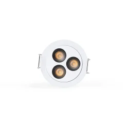 Downlight LED empotrable circular 6W - UGR18 - Corte Ø 55mm - Blanco