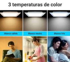 Downlight LED empotrable cuadrado 22W Corte 190 X 190mm
