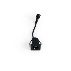 Downlight LED empotrable cuadrado 2W - Chip Osram - UGR18 - Corte Ø 25mm - Negro