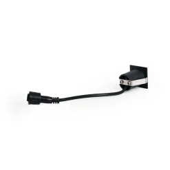Downlight LED empotrable cuadrado 2W - Chip Osram - UGR18 - Corte Ø 25mm - Negro