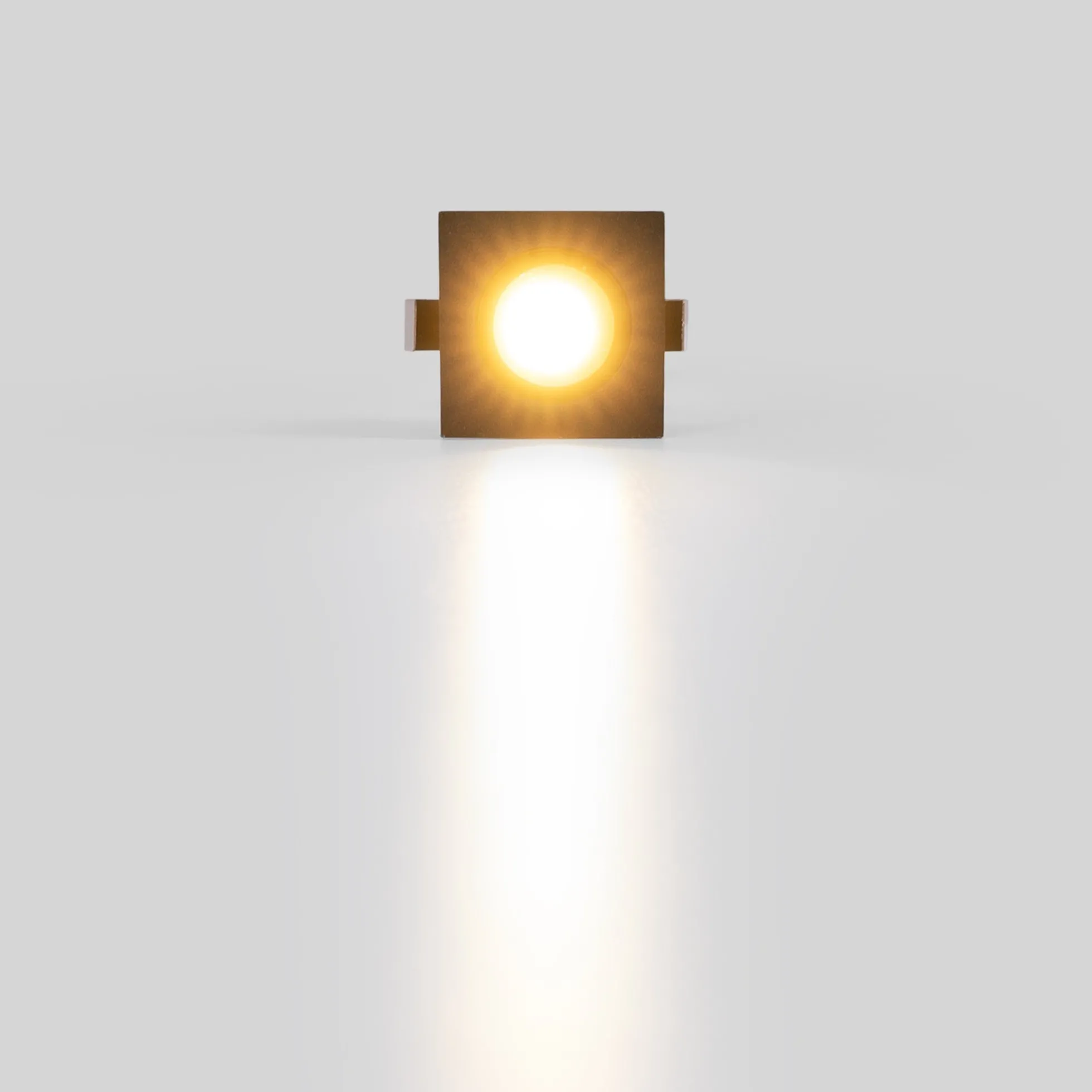 Downlight LED empotrable cuadrado 2W - Chip Osram - UGR18 - Corte Ø 25mm - Negro
