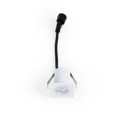 Downlight LED empotrable cuadrado 2W - Chip Osram - UGR18 - Corte Ø 25mm - Blanco