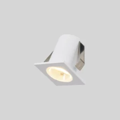 Downlight LED empotrable cuadrado 2W - Chip Osram - UGR18 - Corte Ø 25mm - Blanco