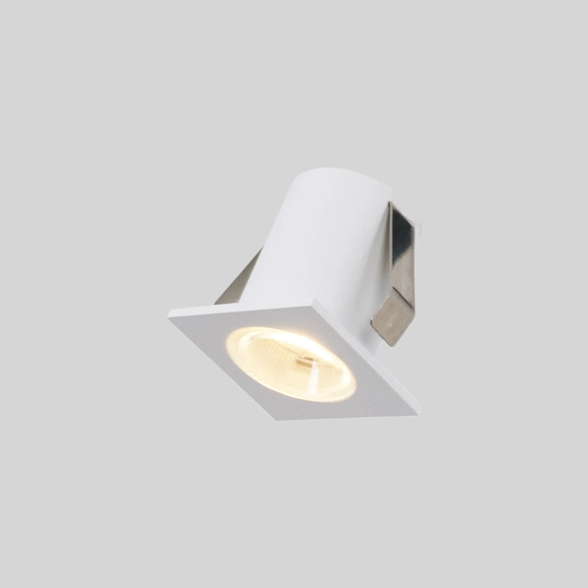 Downlight LED empotrable cuadrado 2W - Chip Osram - UGR18 - Corte Ø 25mm - Blanco