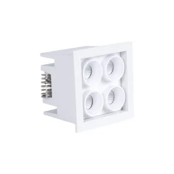Downlight LED empotrable cuadrado 8W - Chip Osram - UGR18 - Corte 48 x 48 mm