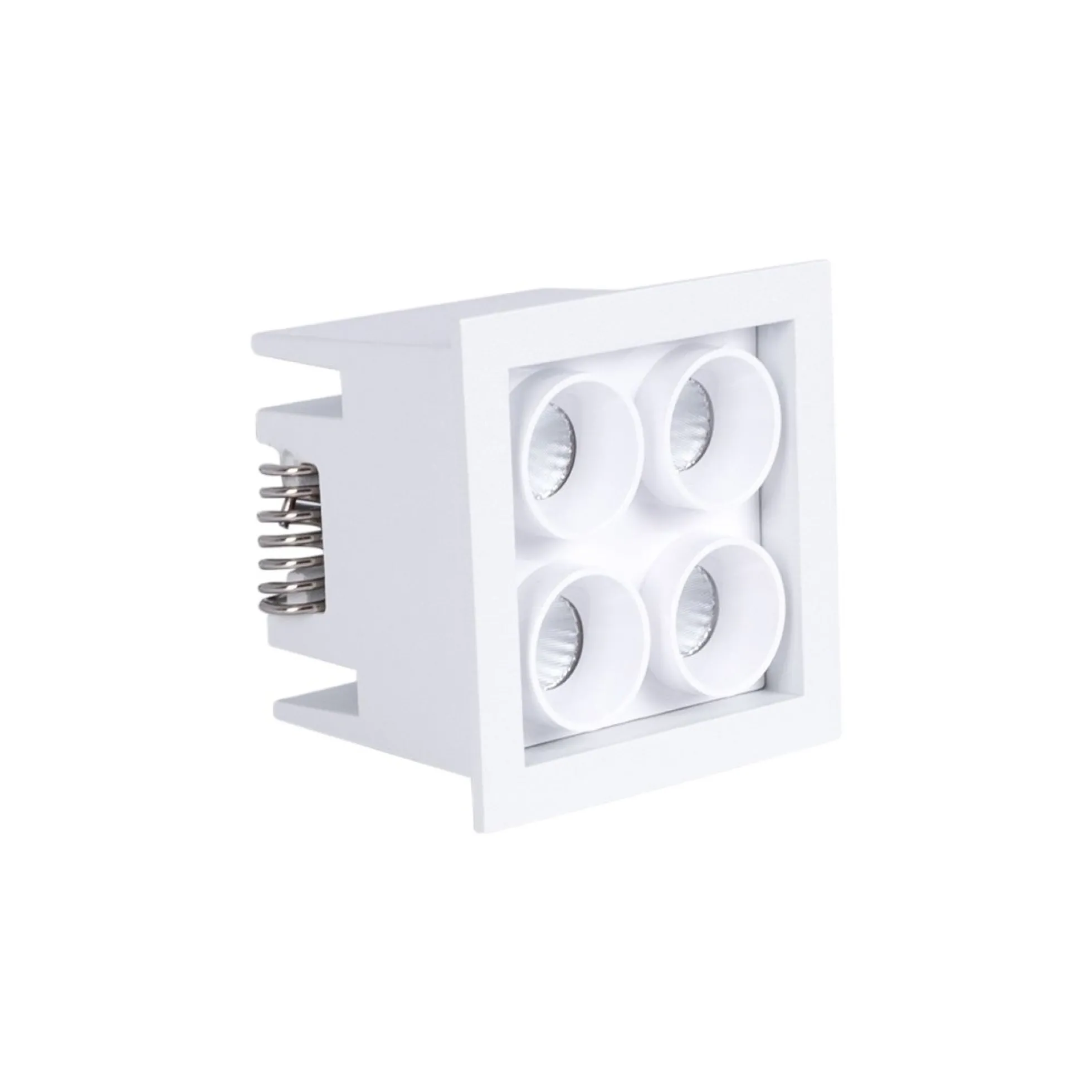 Downlight LED empotrable cuadrado 8W - Chip Osram - UGR18 - Corte 48 x 48 mm