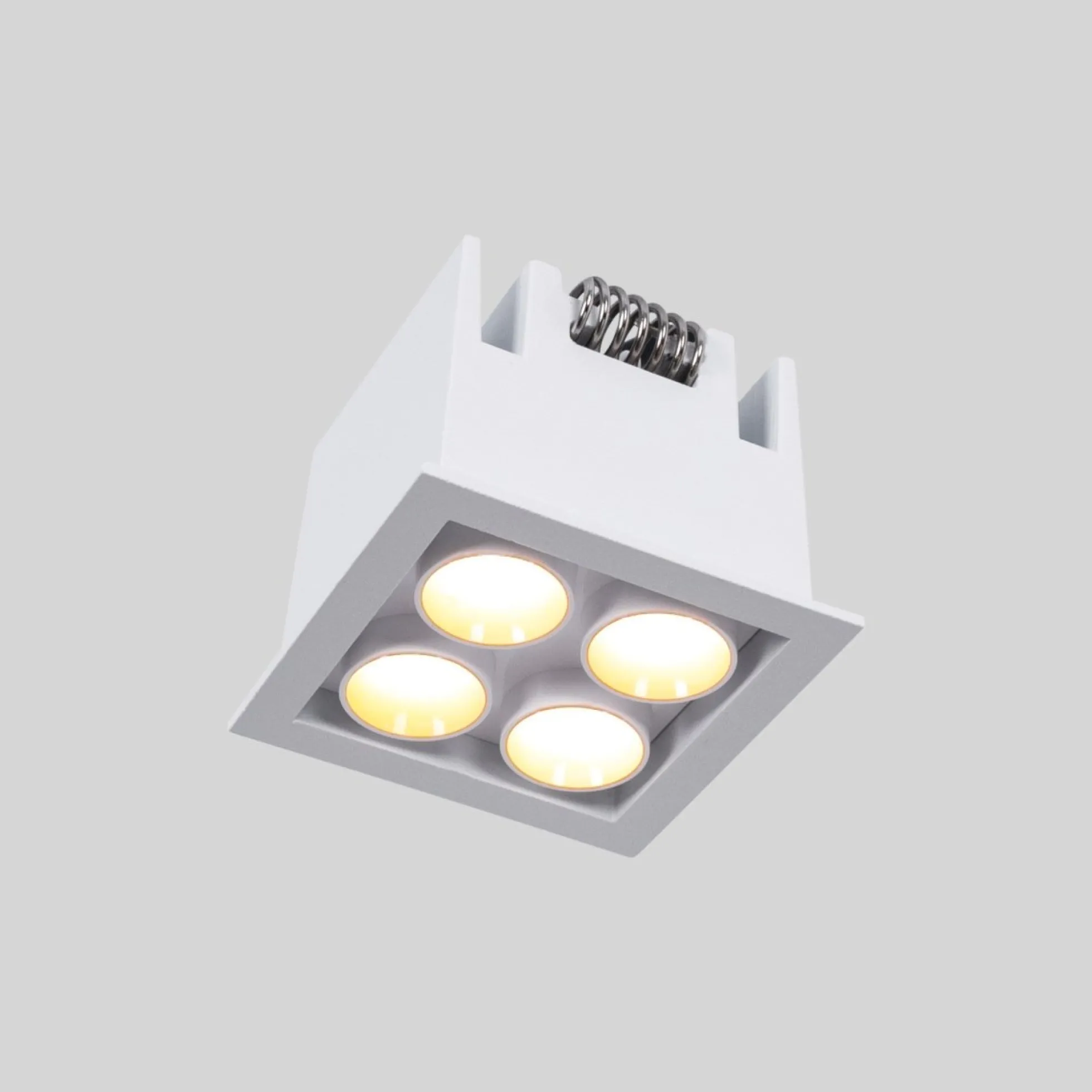 Downlight LED empotrable cuadrado 8W - Chip Osram - UGR18 - Corte 48 x 48 mm
