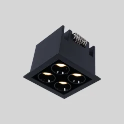 Downlight LED empotrable cuadrado 8W - Chip Osram - UGR18 - Corte 48 x 48 mm