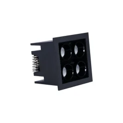 Downlight LED empotrable cuadrado 8W - Chip Osram - UGR18 - Corte 48 x 48 mm