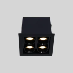 Downlight LED empotrable cuadrado 8W - Chip Osram - UGR18 - Corte 48 x 48 mm