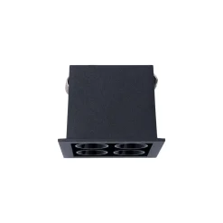 Downlight LED empotrable cuadrado 8W - Chip Osram - UGR18 - Corte 48 x 48 mm