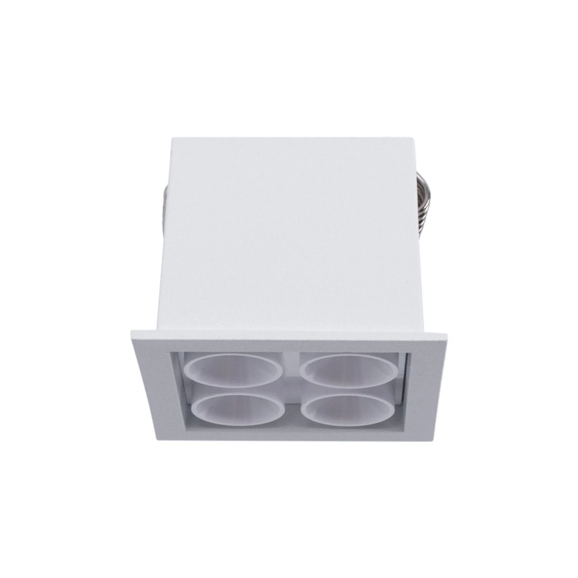 Downlight LED empotrable cuadrado 8W - Chip Osram - UGR18 - Corte 48 x 48 mm