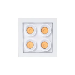 Downlight LED empotrable cuadrado 8W - Chip Osram - UGR18 - Corte 48 x 48 mm