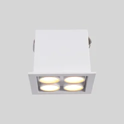 Downlight LED empotrable cuadrado 8W - Chip Osram - UGR18 - Corte 48 x 48 mm