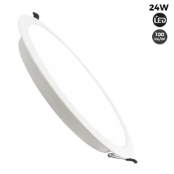 Downlight LED empotrable Slim 24W - Corte Ø275mm