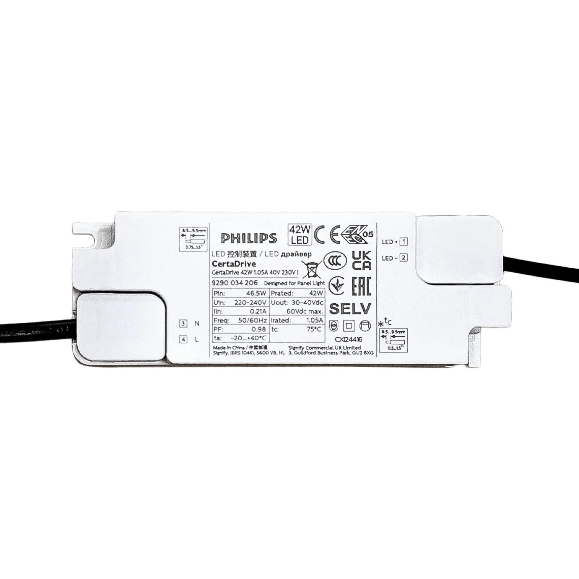 Downlight LED especial para carnicerías - 40W - Driver Philips - Corte Ø210 mm