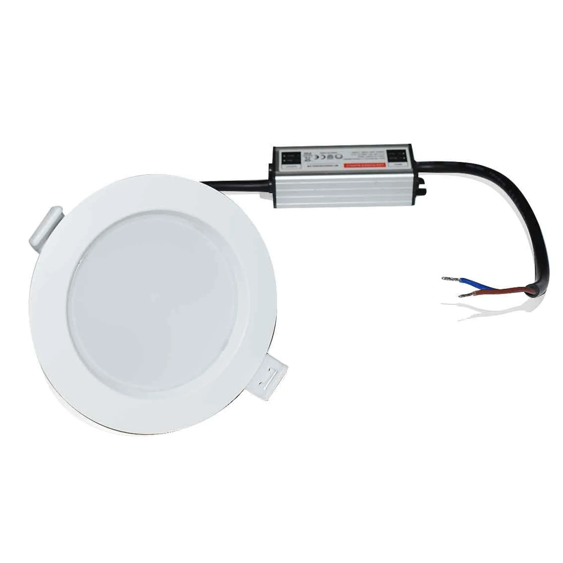 Downlight LED estanco empotrable - IP65 - 8W - Corte Ø 80-95mm