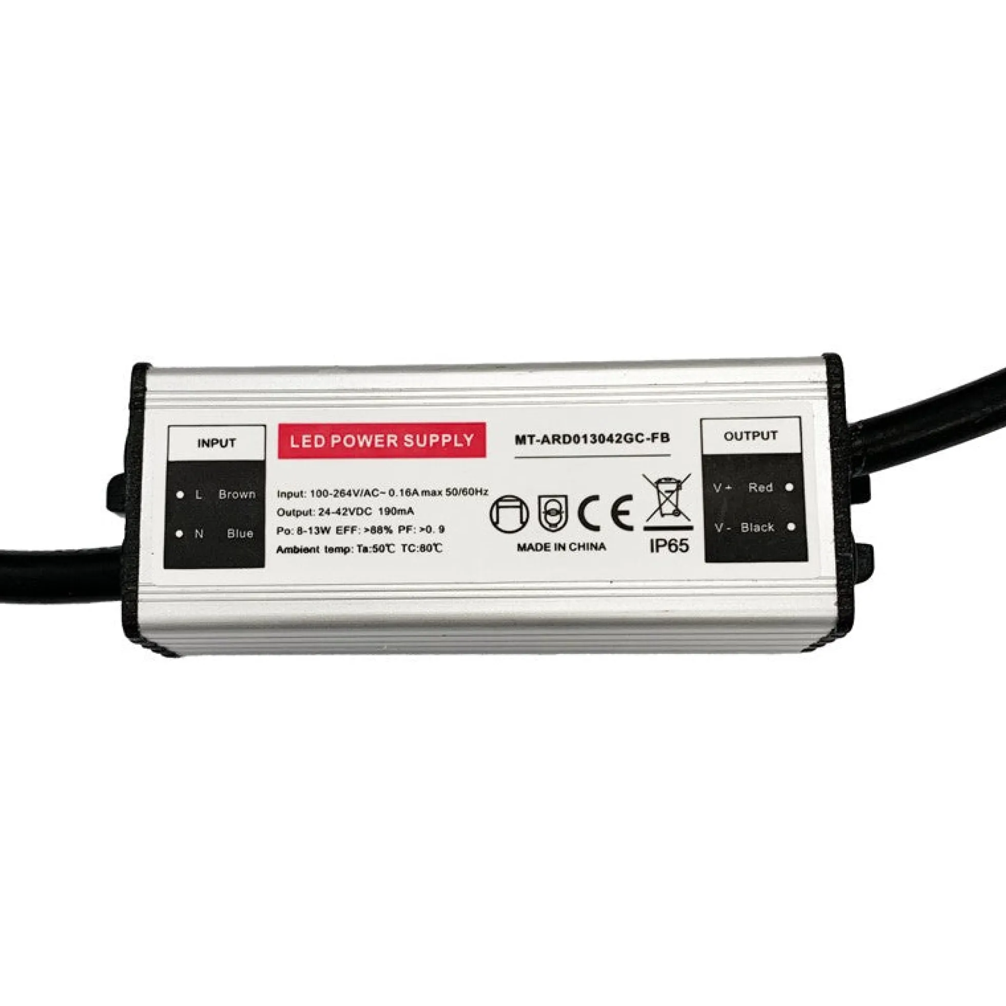 Downlight LED estanco empotrable - IP65 - 8W - Corte Ø 80-95mm