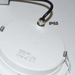 Downlight LED estanco empotrable - IP65 - 15W - Corte Ø 145-160mm