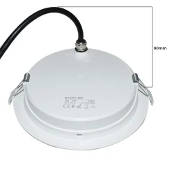 Downlight LED estanco empotrable - IP65 - 15W - Corte Ø 145-160mm