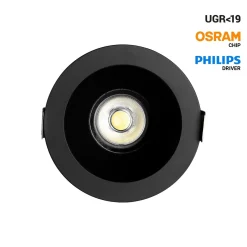 Downlight LED exterior 12W - CCT - Chip OSRAM - Driver PHILIPS - Corte Ø 75mm - IP54