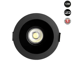 Downlight LED exterior 12W - CCT - Chip OSRAM - Driver PHILIPS - Corte Ø 75mm - IP54