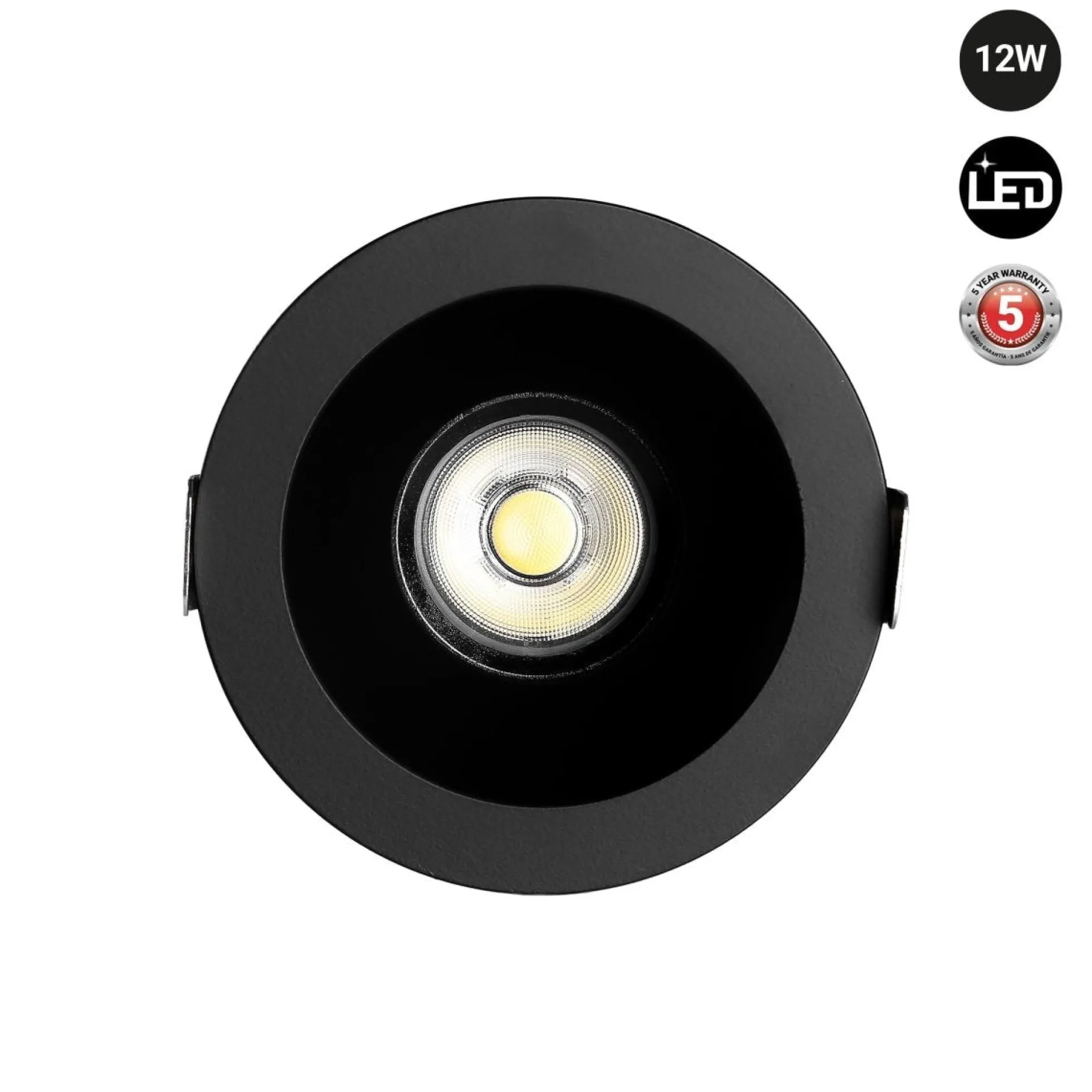 Downlight LED exterior 12W - CCT - Chip OSRAM - Driver PHILIPS - Corte Ø 75mm - IP54