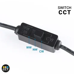Downlight LED exterior 12W - CCT - Chip OSRAM - Driver PHILIPS - Corte Ø 75mm - IP54