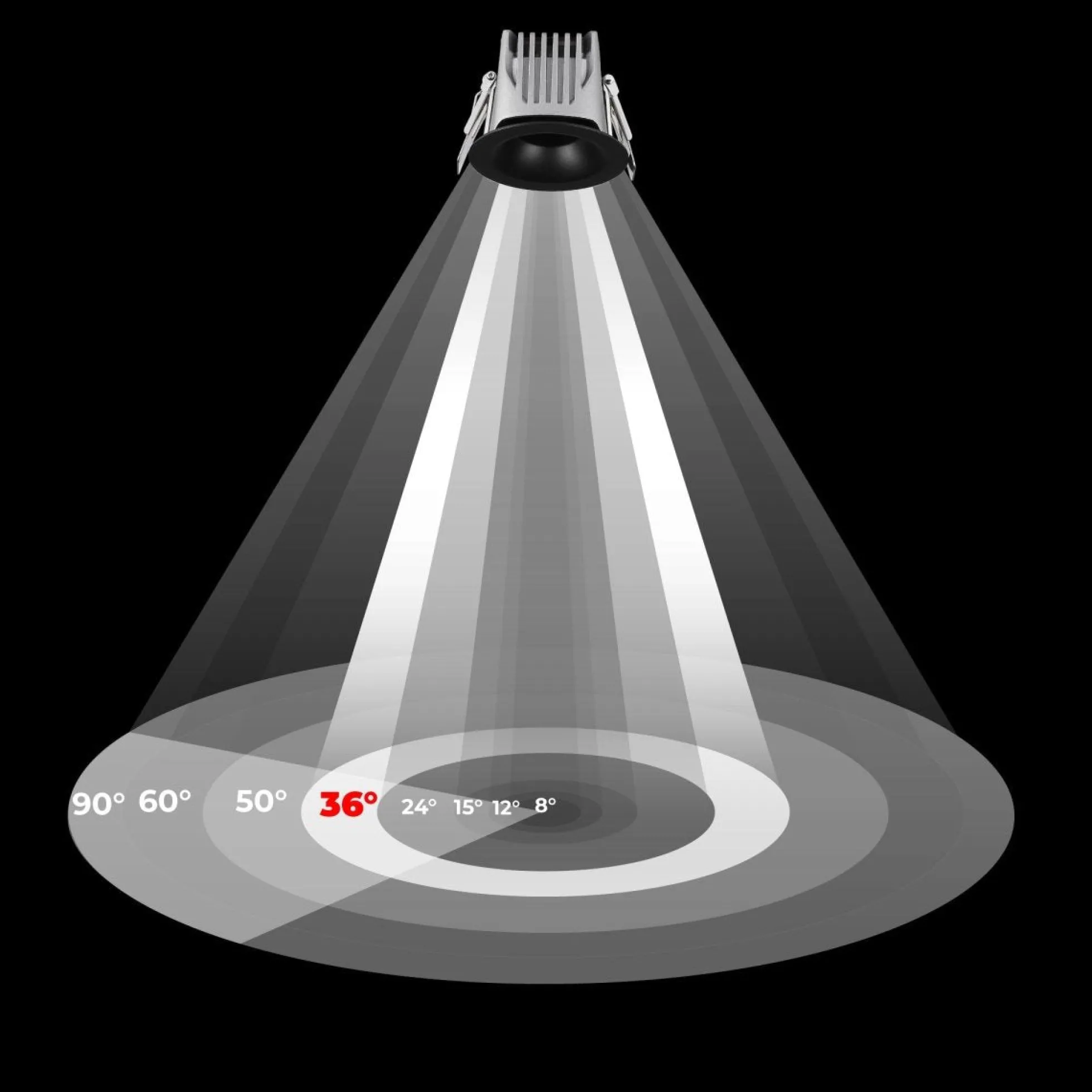 Downlight LED exterior 6W - CCT - Chip OSRAM - Driver PHILIPS - Corte Ø 55mm - IP54