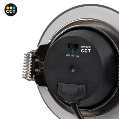 Downlight LED exterior - 7W - CCT - 630lm - Corte Ø 70mm - IP54