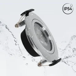 Downlight LED exterior - 7W - CCT - 630lm - Corte Ø 70mm - IP54