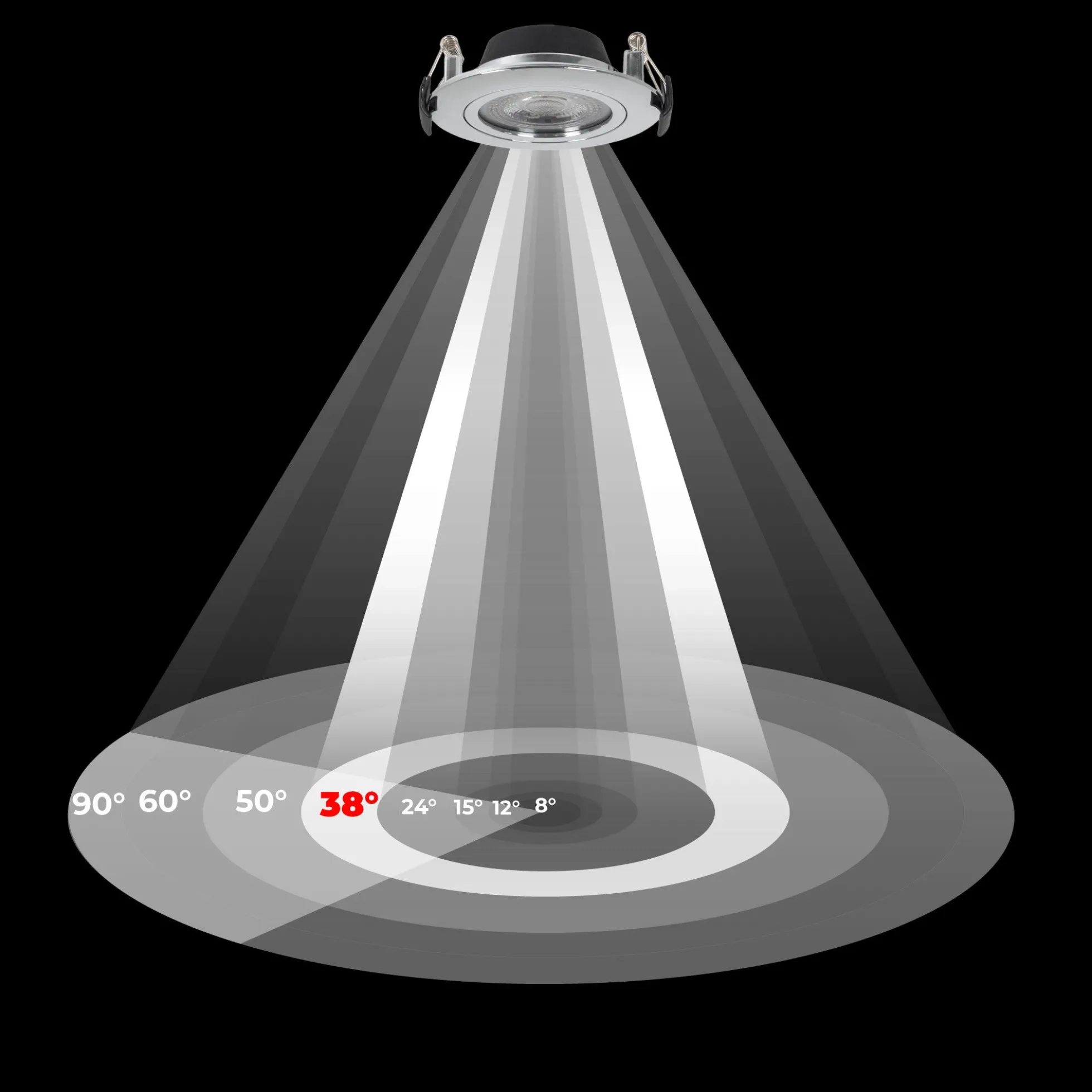Downlight LED exterior - 7W - CCT - 630lm - Corte Ø 70mm - IP54