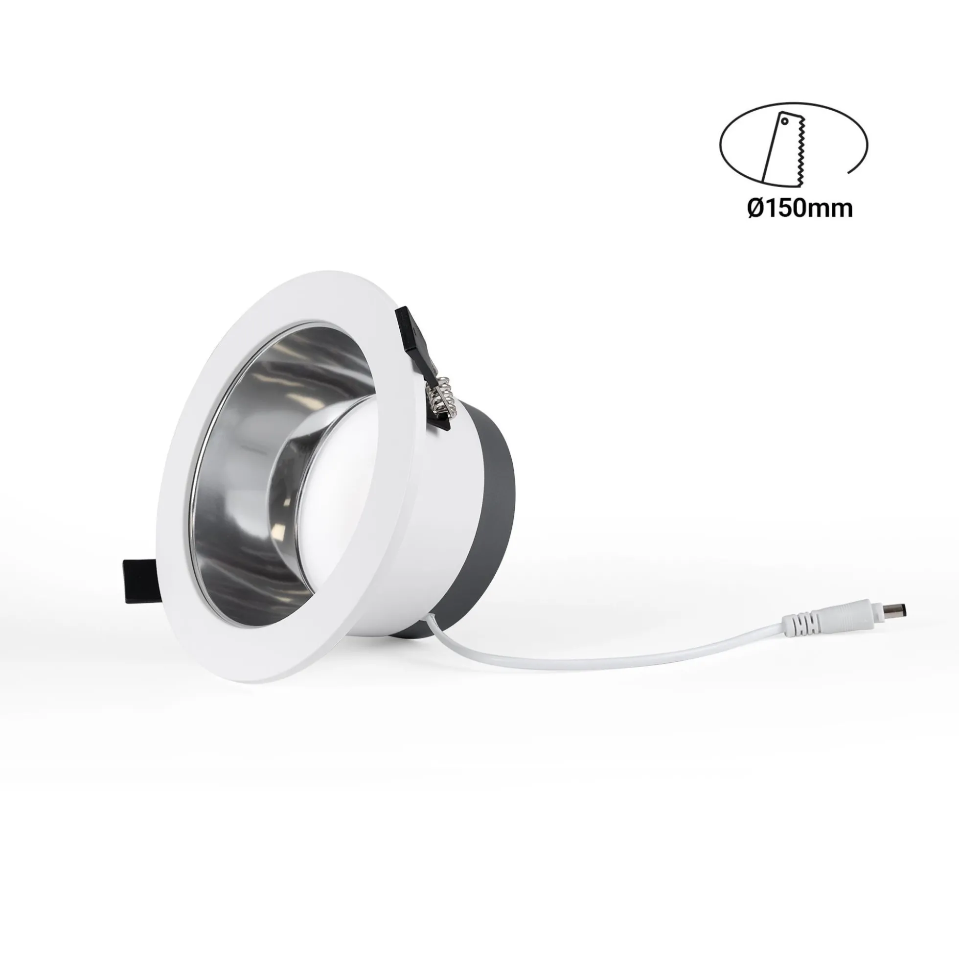 Downlight LED IP44 potencia ajustable 10W/15W/20W - CCT - 100lm/W - Corte Ø 150mm