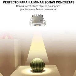 Downlight LED Mini 3W - Chip OSRAM - Bajo UGR - CRI 90 - Ø 40mm