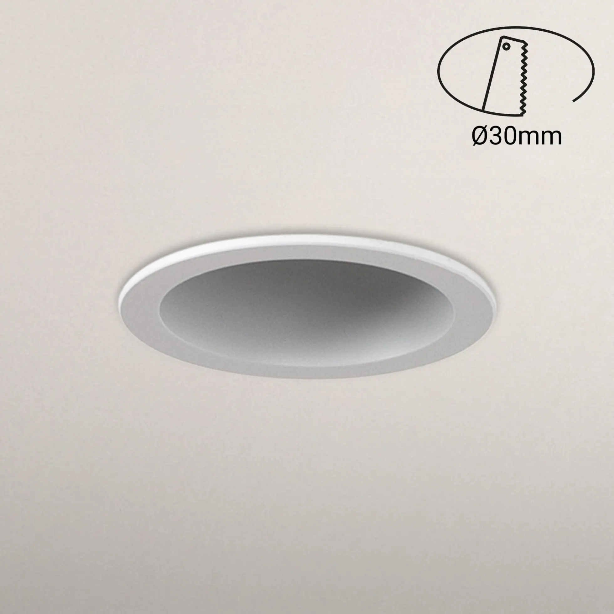 Downlight LED Mini 5W - Chip OSRAM - Bajo UGR - Ø 34mm