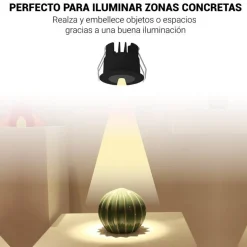 Downlight LED Mini 5W - Chip OSRAM - Bajo UGR - CRI 90 - Ø 55mm