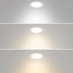 Downlight LED PRO 7W - CCT - 148lm/W - IP54 - UGR19 - Corte ø75mm