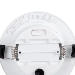 Downlight LED PRO 7W - CCT - 148lm/W - IP54 - UGR19 - Corte ø75mm