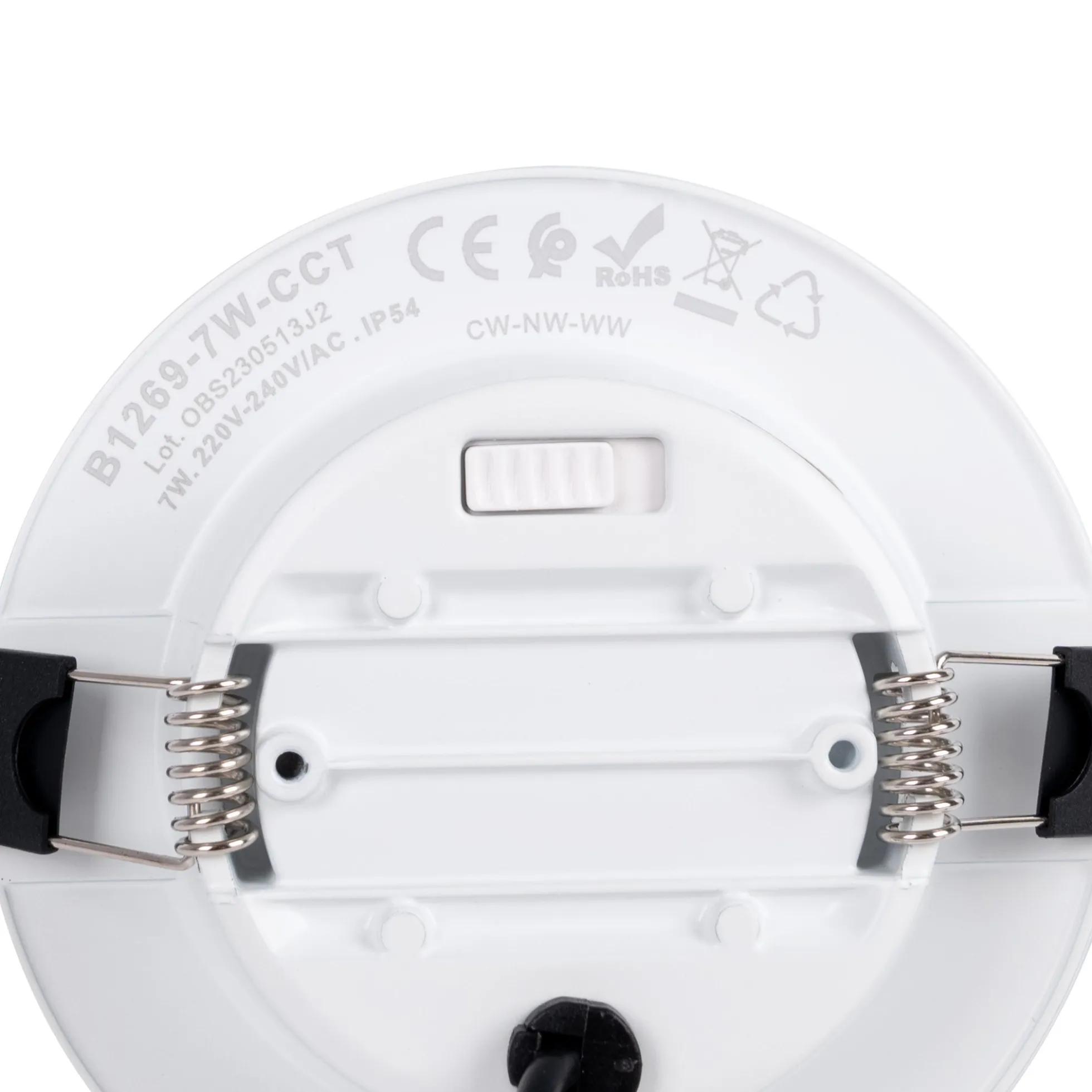 Downlight LED PRO 7W - CCT - 148lm/W - IP54 - UGR19 - Corte ø75mm