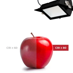 Downlight LED rectangular orientable CCT 38W - Blanco - 120° Driver LIFUD