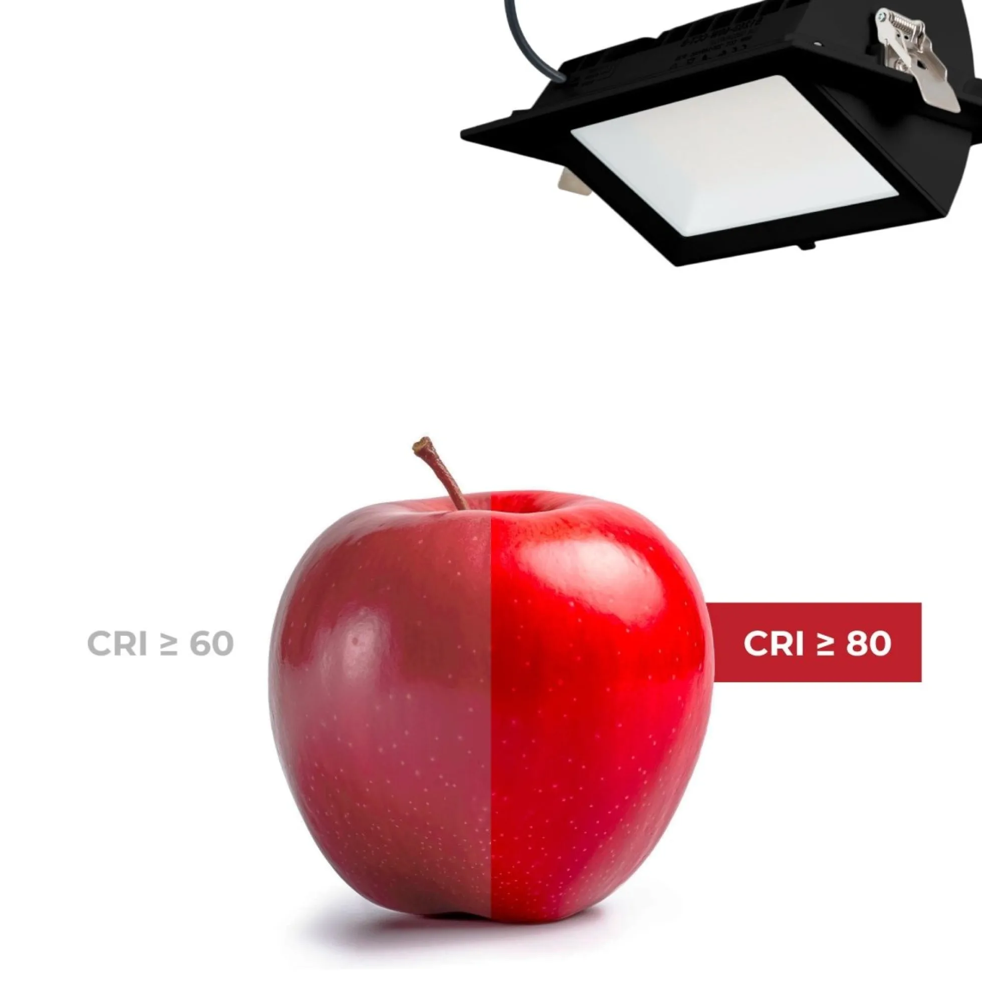 Downlight LED rectangular orientable CCT 38W - Blanco - 120° Driver LIFUD